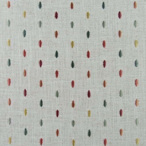 Regal Fabrics Teardrop Primrose oval dot embroidery fabric
