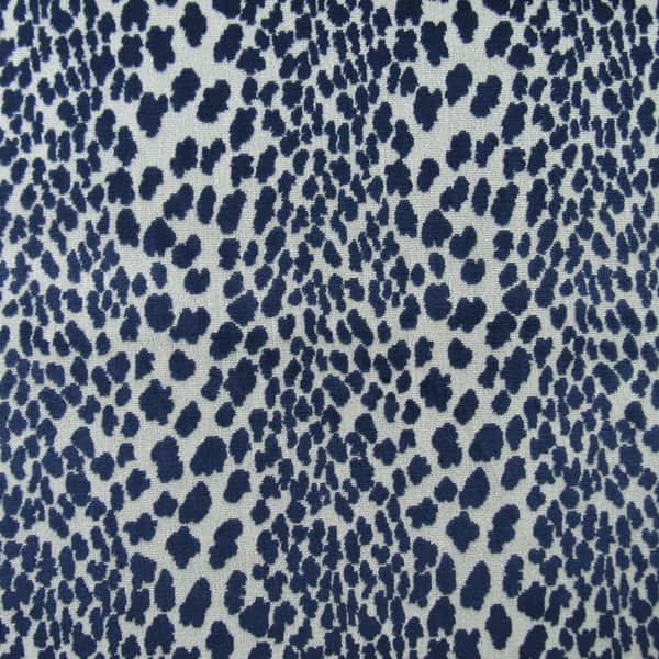Lapis Blue and Gray Texture Solid Upholstery Fabric by The Yard