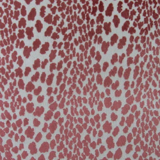 TFA Fabrics Seeing Spots Petal animal skin velvet in blush