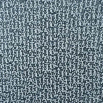 Covington Fabrics Entangled 51 Denim blue geometric upholstery fabric