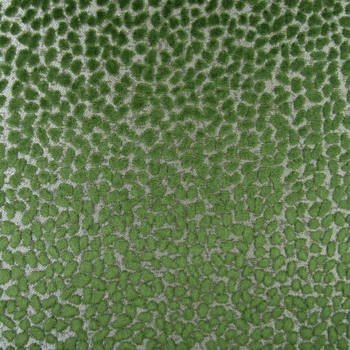 Covington Fabrics Jelly Beanz 232 Palm green raised dots velvet upholstery fabric
