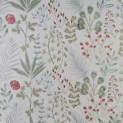 Mill Creek Embroidery Herbalist Spa botanical design embroidery fabric