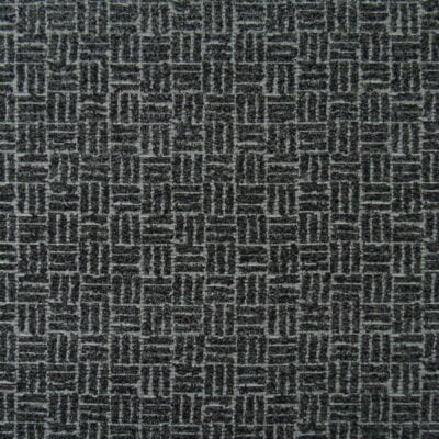 Mill Creek Fabrics Biopic Charcoal basket weave design furniture fabric in black and gray