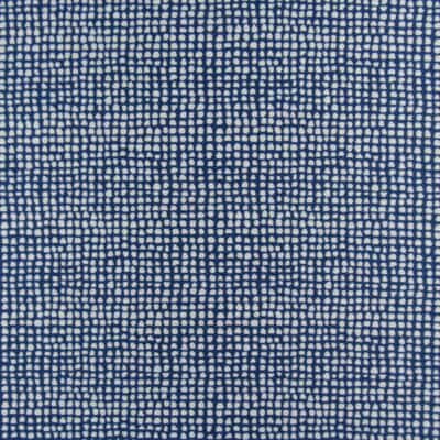 Leslie Jee Textiles Theory Lakeside contemporary small scale dot design in blue and white for furniture upholstery, pillows, cushions. On Sale!