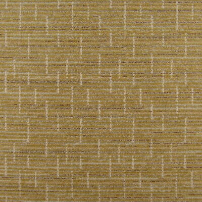 Crypton Home Miles Ochre performance upholstery fabric in gold that is durable and stain resistant with interesting texture and design.