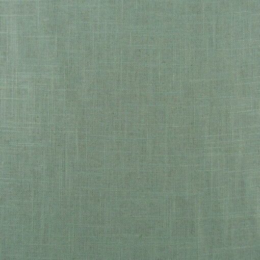 Covington Fabrics Jefferson Linen 215 Seaspray is a great solid linen blend in aqua green color. Multi purpose fabric for upholstery, drapery, bedding.