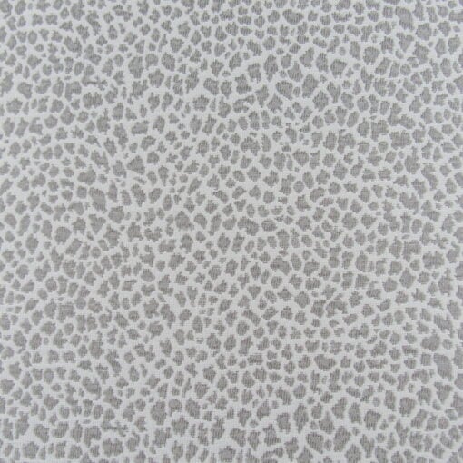 Bella Dura Home Mozam Pewter Outdoor Fabric faux animal skin pattern in gray and off white for anywhere you live comfortably.