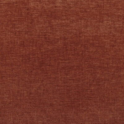 Covington Fabrics Baras 32 Harvest with soft but durable interesting chenille weave in rust durable for furniture upholstery.