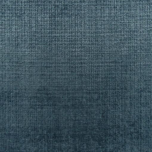 Crypton Home Lincoln Marine performance chenille upholstery fabric in solid teal texture that is durable and stain resistant.