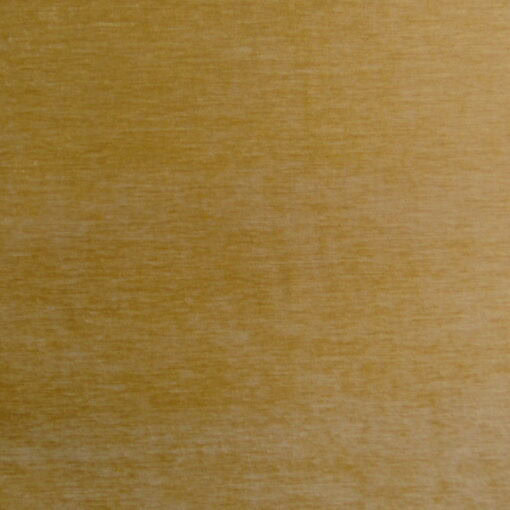 Crypton Home Lush Pollen offers a performance chenille velvet upholstery fabric in yellow gold that is soft durable and stain resistant.