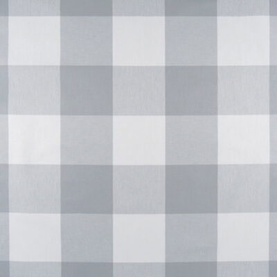 PKaufmann Fabrics Call Me Vapor light gray and white buffalo check 100% Cotton fabric that is durable for upholstery, pillows, drapery, pillows or bedding.