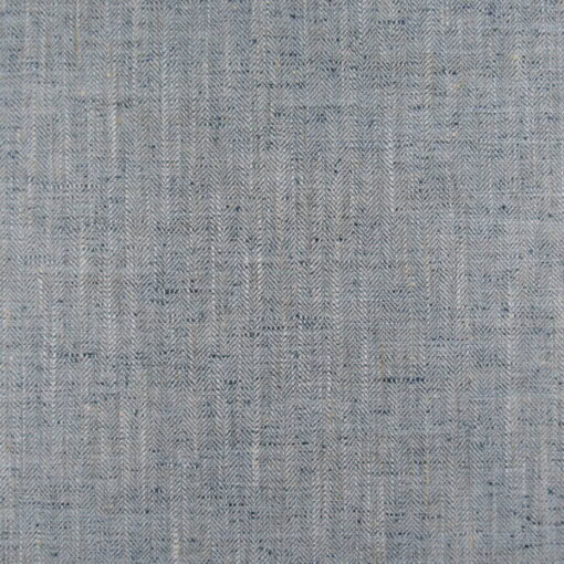 PKaufmann Fabrics Handcraft Bottleglass a beautifully textured herringbone multi purpose fabric with the look of raw silk in blue and beige color.