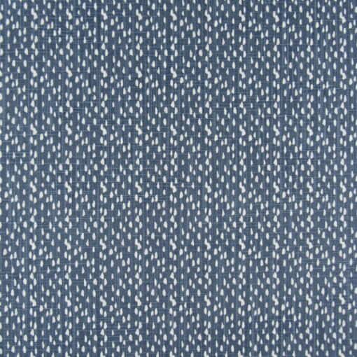 Premiere Prints Riverbed Cello features a small scale dot in white on blue background, printed on 100% cotton slub fabric. Made in USA