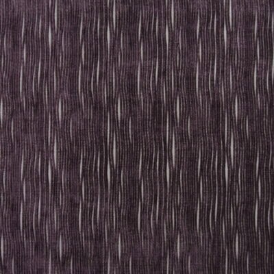 Contempo Purple Upholstery Fabric with contemporary wavy stripe in purple woven with soft and durable chenille fiber for furniture upholstery, pillows, cushions. On Sale!