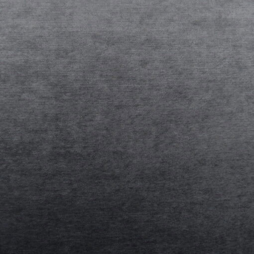 Crypton Home Artemis Steel performance solid fine weave chenille in dark gray that is durable and stain resistant for furniture upholstery.