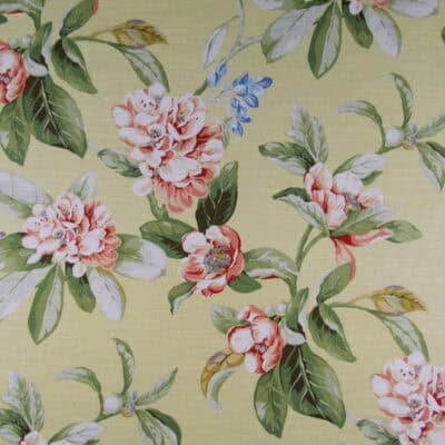 Waverly Magnolia Tree Meringue 6 Yard Remnant