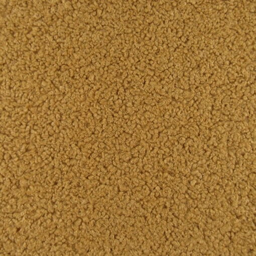 Angelina Curry Faux Lamb Fur Fabric soft to touch shearling fake fur with thick texture in gold for light upholstery, pillows, cushions, ottomans.