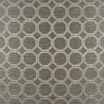 Regal Fabrics Dax Taupe offers a hexagon design woven with 100% Polyester for a durable upholstery fabric. Dax Taupe with gray taupe background and light gold accents. Suitable for furniture upholstery, pillows, cushions.