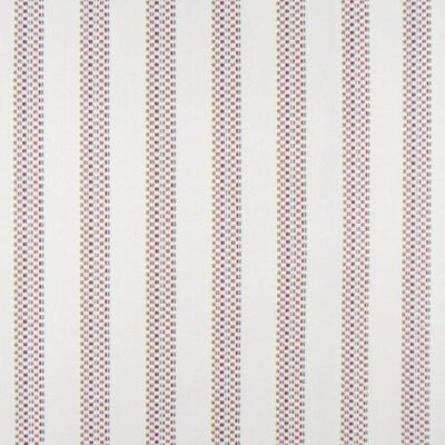 Revolution Outdoor Casita Prism 7 Yard Remnant 100% high UV Olefin stripe in primary colors on white background. 7 Yard Remnant for $49.00
