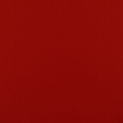 Sunbrella Outdoor Venetian Red 14 Yard Remnant 100% solution dyed acrylic solid canvas in red for outdoor patio cushions, pillows, furniture upholstery. 14 Yard Remnant for $140.00
