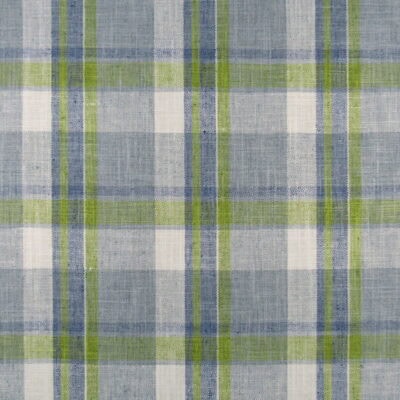 PKaufmann Fabrics Glenfield Plaid Mojito features a fresh blue and green plaid with subtle gray accents, a lovely slub texture reminiscent of raw silk, and a soft feel. Glenfield Plaid is a versatile fabric perfect for upholstery, window treatments, bedding, accent pillows, and more.