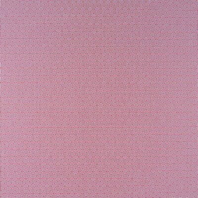 Covington Outdoor Detour 354 Fruit Punch small geometric design in pink and white for upholstery, patio cushions, pillows and other outdoor projects.